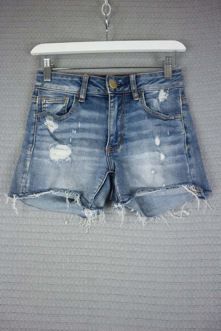 American Eagle Outfitters Stretch Denim Shorts Size 00